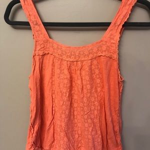 Coral summer top
